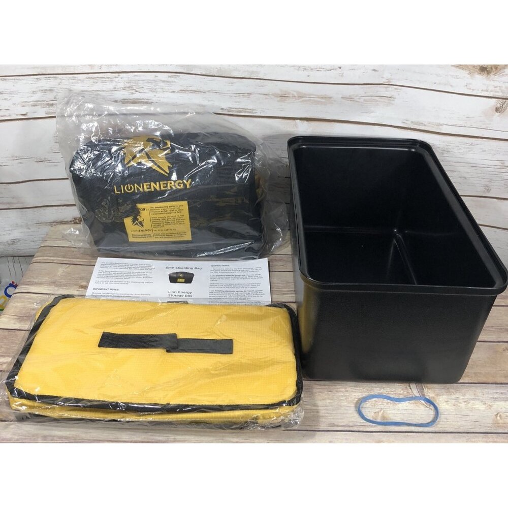NEW Lion Energy EMP Shielding Faraday Military MIL-SPEC 461-FR5-105 Bag NEW